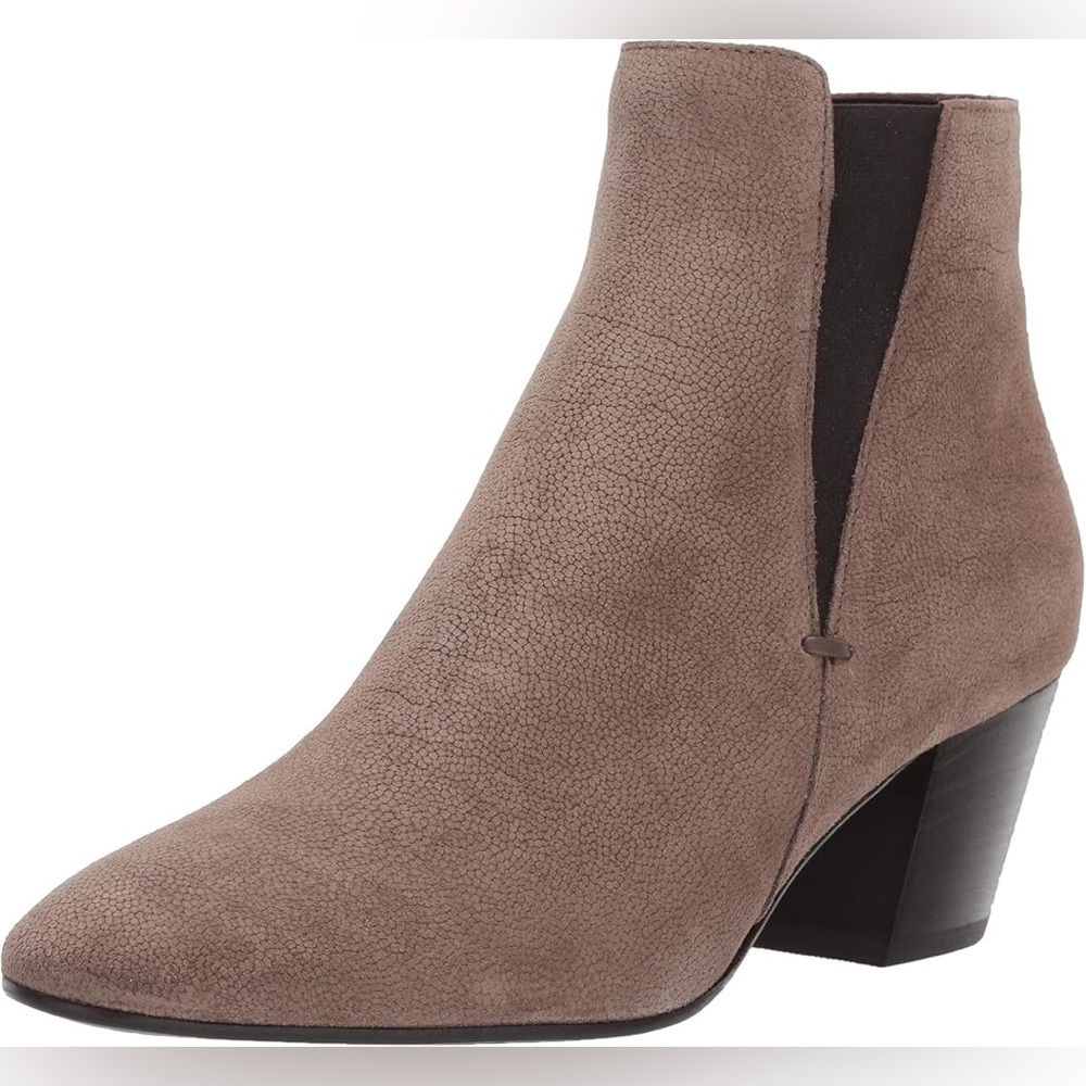 Aquatalia Women's FAYLYNN Pebbled Suede Ankle Boot